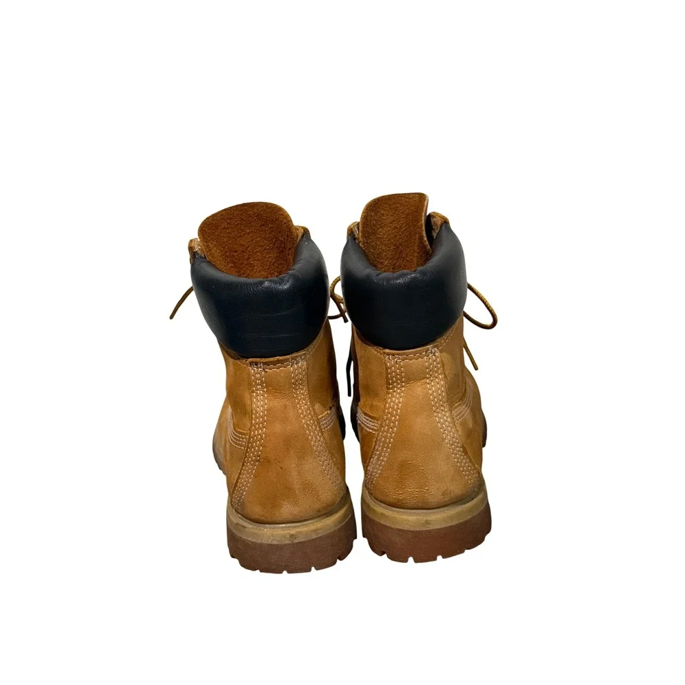 Timberland 6 Inch Premium Waterproof Boots Wheat‎ Nubuck Leather Mens 10061